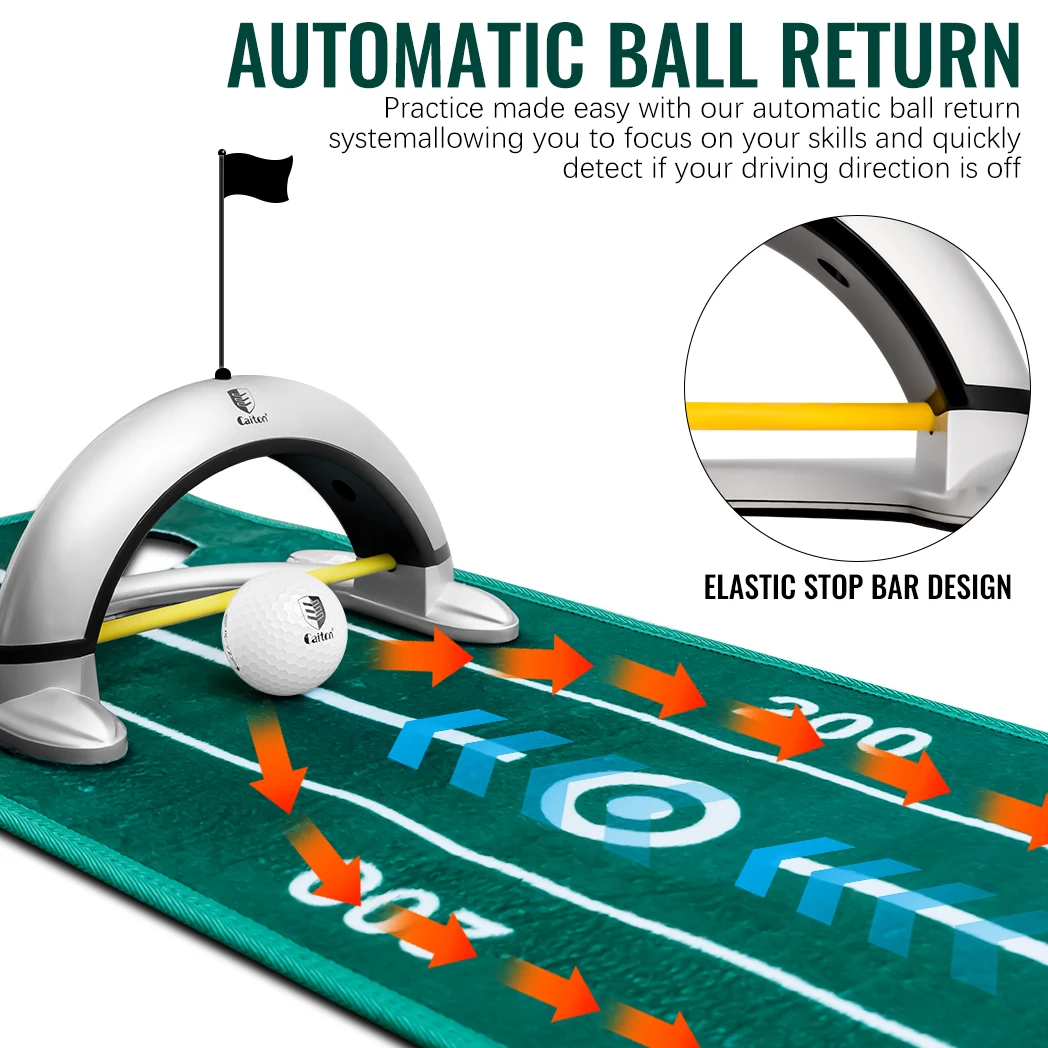 Caiton Golf Otomatik Vuruş Mak - Golf Putting Mat incelemesi ve fiyatı