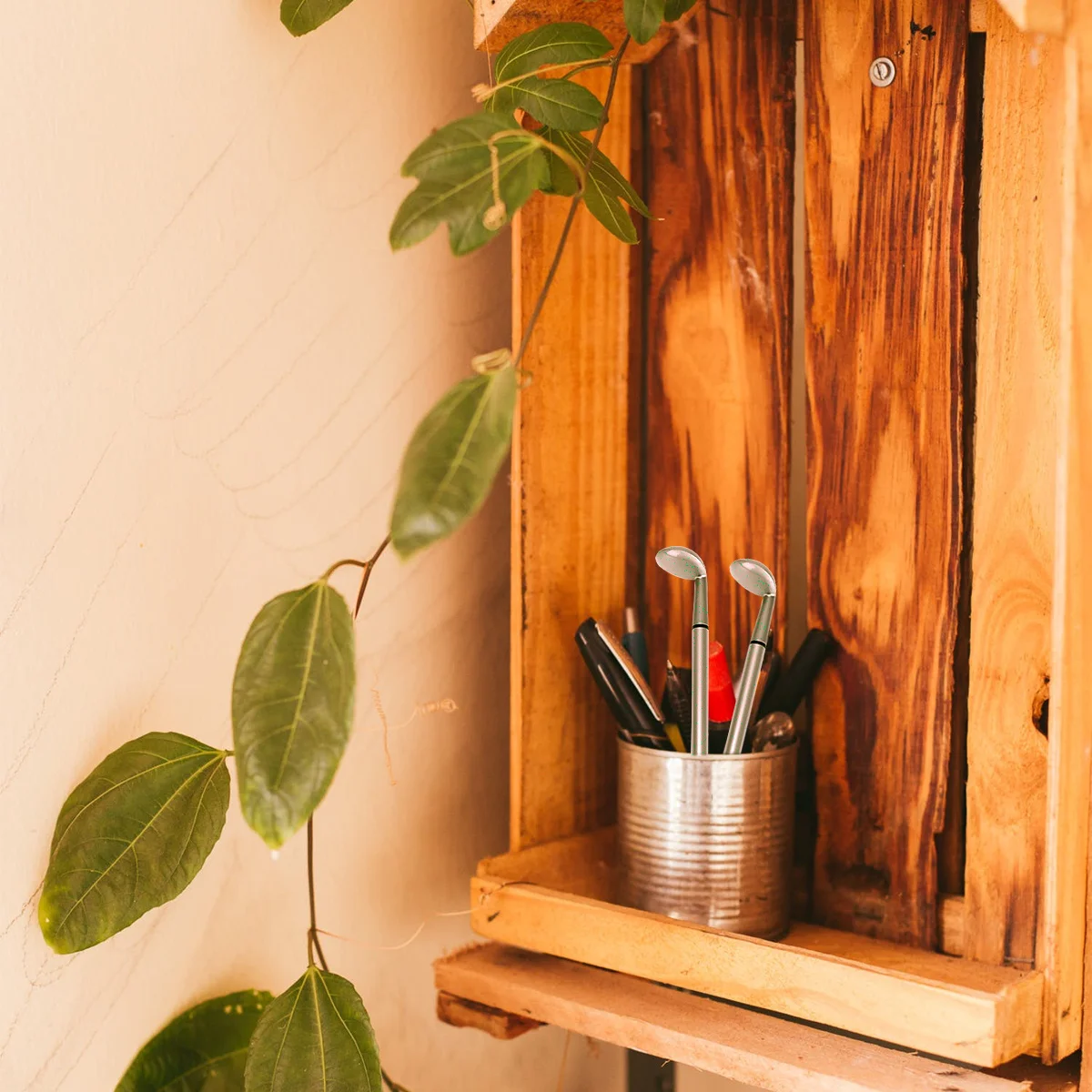 

4Pcs Golf Club Ballpoint Pen Alloy Mini Desktop Ball Pen Putters Head Design Gifts for Men Gifts for Men Mini Desktop Game