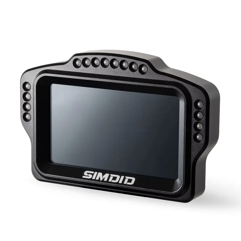 شاشة SIMDID DV480 Pro مقاس 5 بوصات لوحة القيادة + دعامة Simagic EVO لقاعدة عجلة Simagic EVO