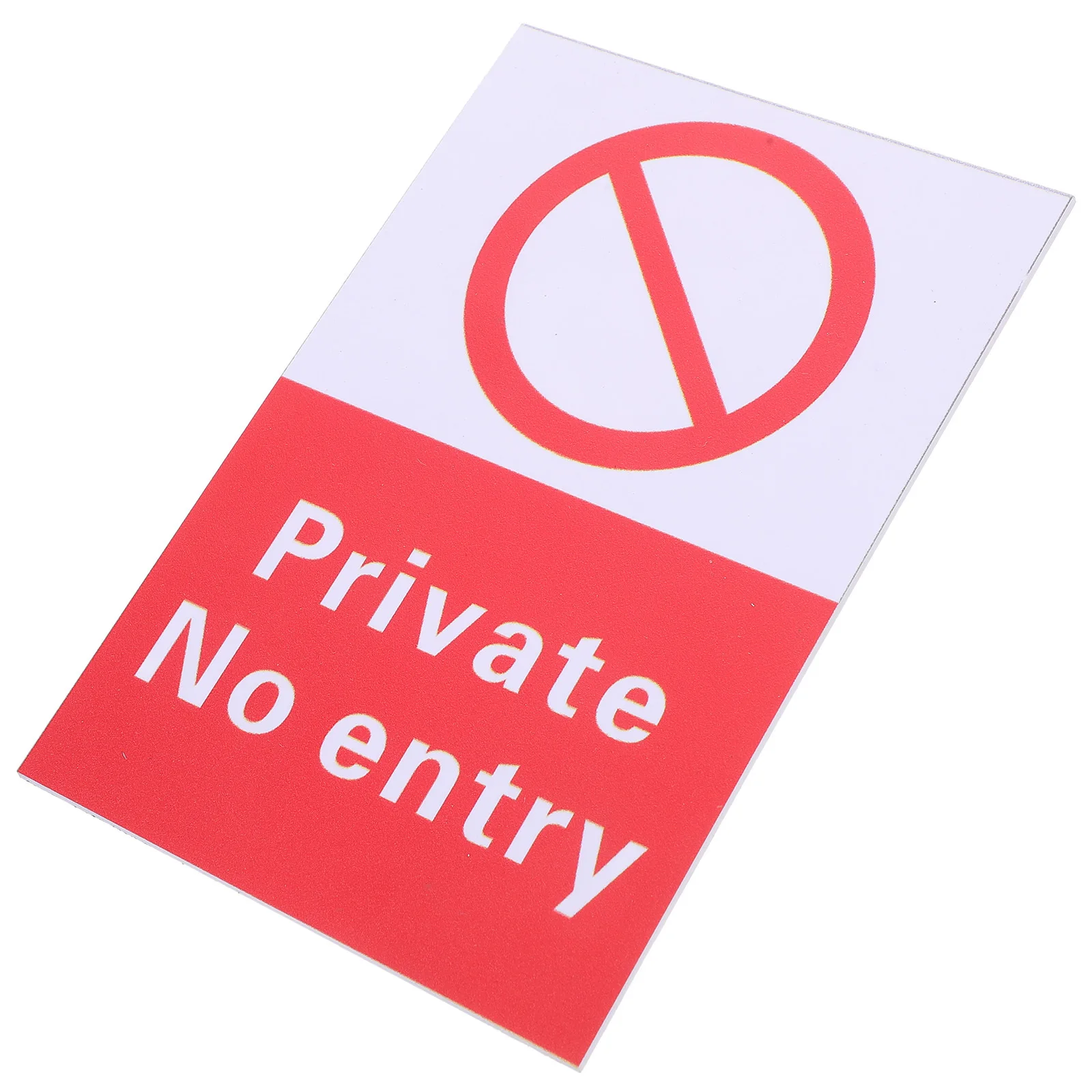 Pvc No Entrance Sign Sticker Waterproof Outdoor Warning Label For Safety Use No Entrance Signs Outdoor Warning Sign