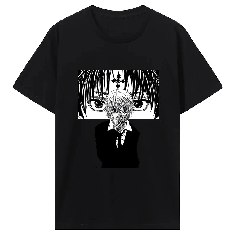 

Женская футболка японского аниме Kurapika Harajuku Street, футболка в повседневном стиле, унисекс, с короткими рукавами, женская одежда с рисунком аниме