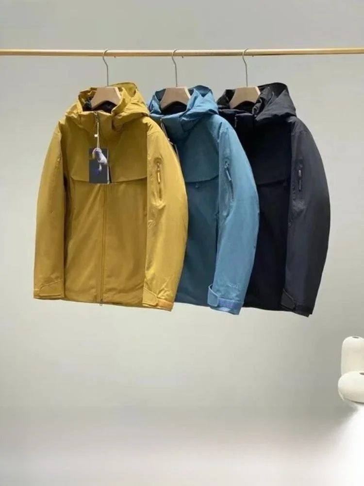 

High-End Sed Warm Du down Jaet Polar Cold Resistant Anti-Wind And Rain Men Women Winter Thermal Padded Coat Casual Sle