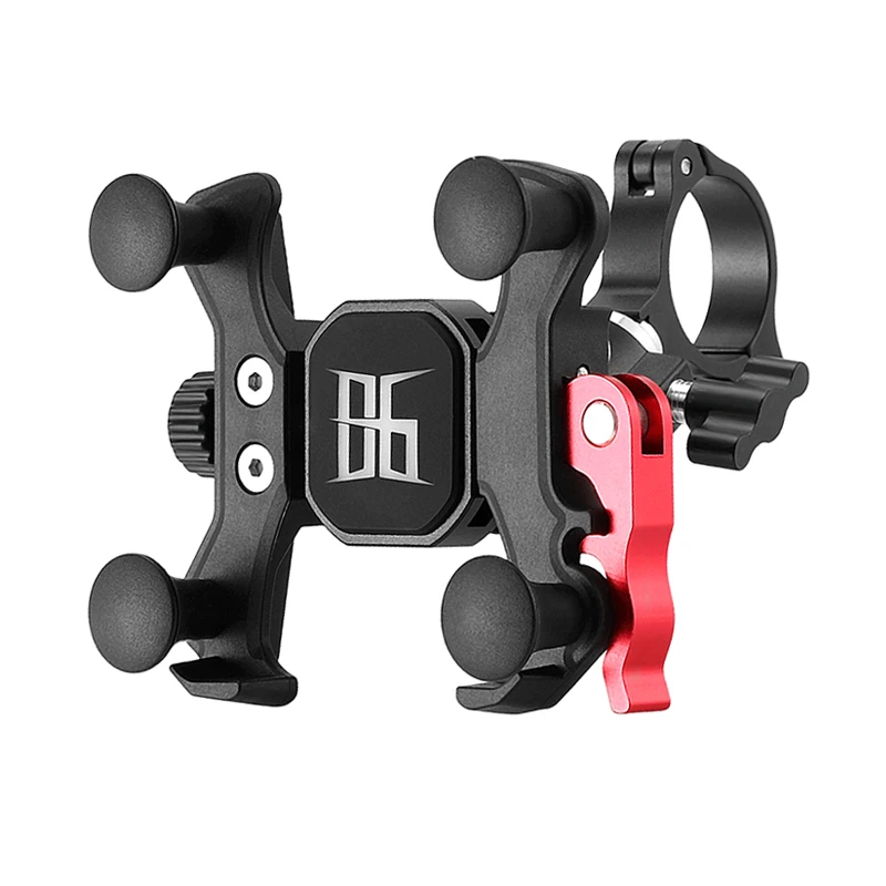 AliExpress iBudim Anti Shake Motorcycle Bicycle Handlebar Phone Holder Quick Lock E-Bike Scooter Phone Mount for 4.7-7'' Mobile Devices