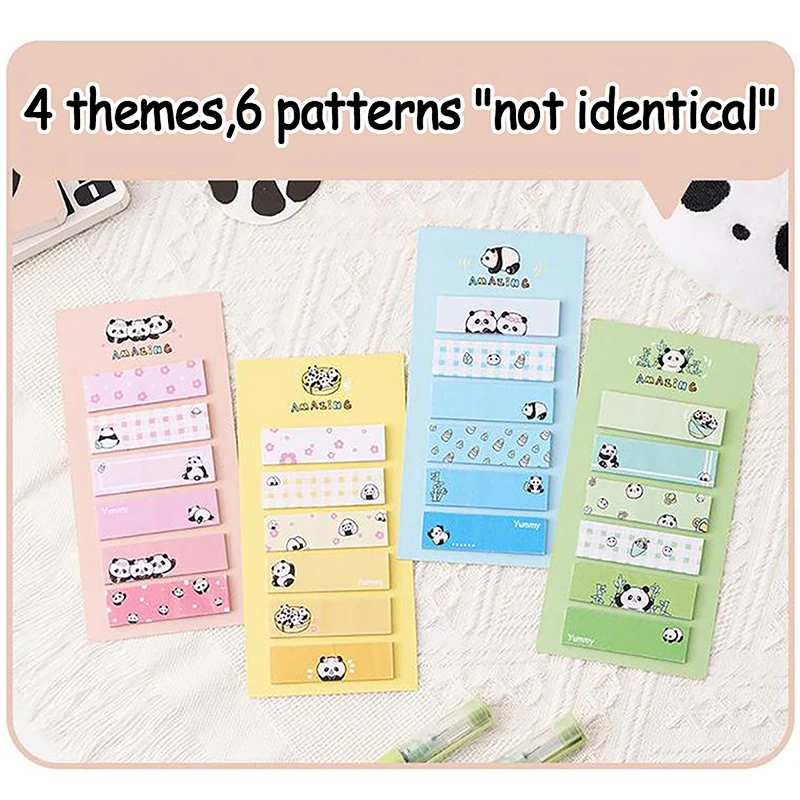 Kawaii Cartoon Panda Sticky Notes Bookmark To Do List Planner Sticker N Times Memo Pad Note Pads Stationery Gift Prizes