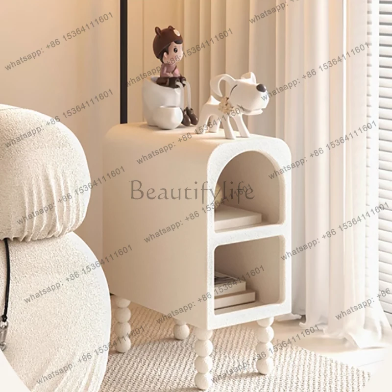 Nightstand Minimalist Italian Simple Nordic Bedside Table Modern Storage Mesitas De Noche Bedroom Furniture