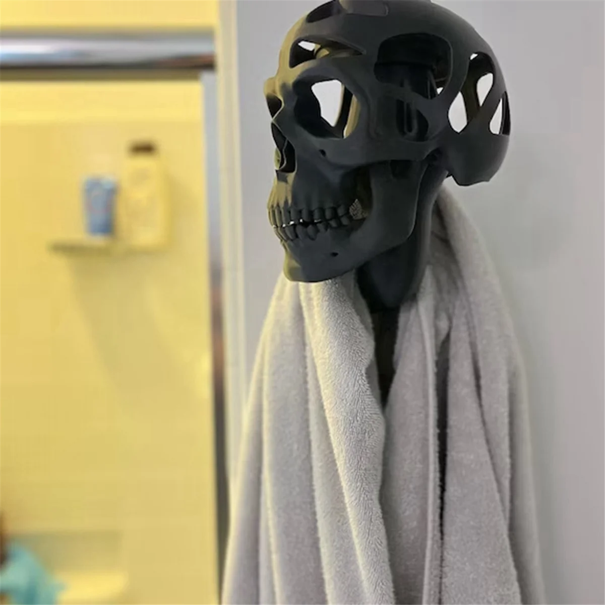 

A44T3D Skull Helmet Display Package Helmet Rack Motorcycle Helmet Cranium Rack Motorcyclist Helmet Organizer