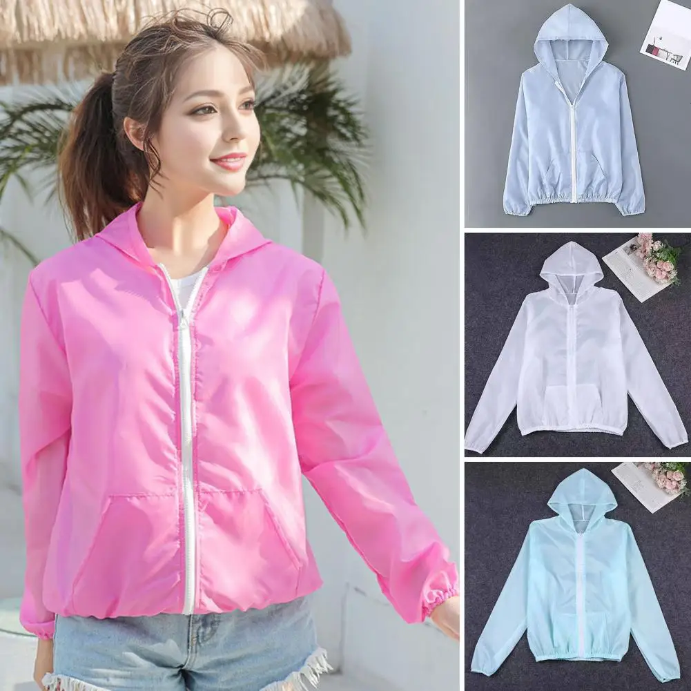 Sun Protection Coat with Technology Uv Protection Sun Protective Clothing Ultra-thin Women's Sunscreen Cycling Jacket for Spring