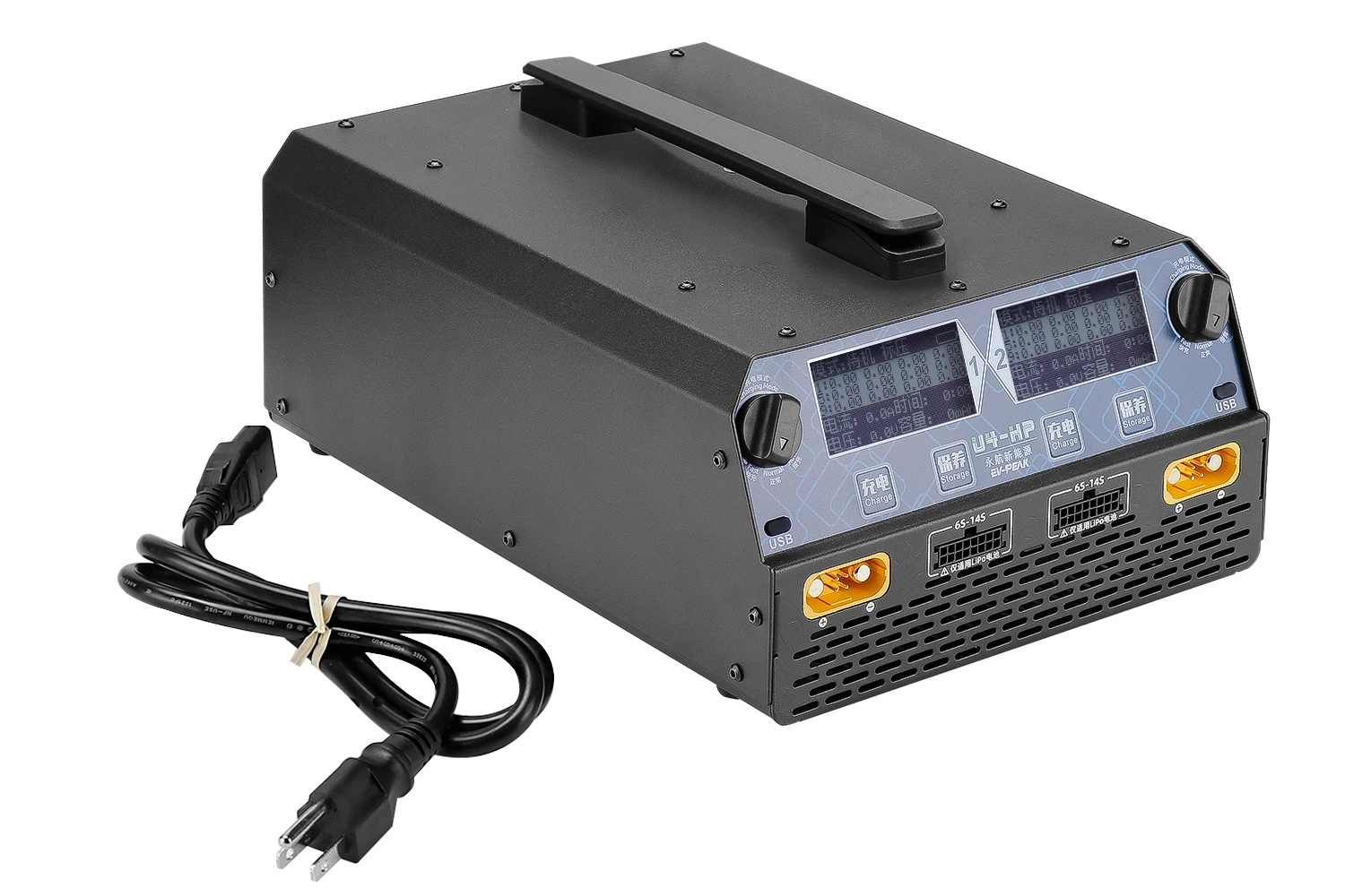 ل U4-HP 2400 واط 25A ثنائي القناة شاحن ميزان ذكي/RC الطائرة بدون طيار يبو/LiHv 6S-14S بطارية التيار المتناوب