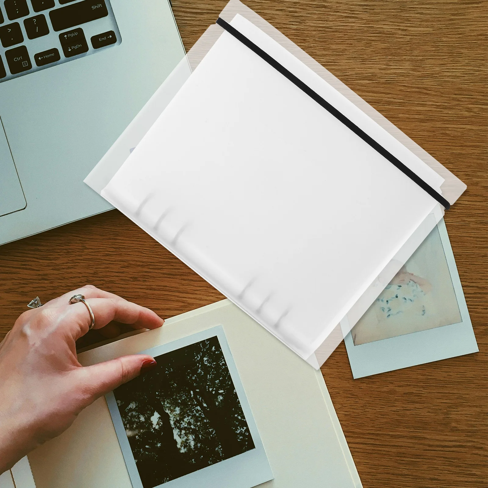 

A5 Photo Card Binder Transparent Storage Book Mini Photocard Holder Greeting Album Postcard Keeper Sleeves Notebook