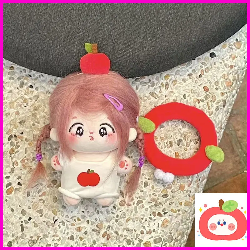 

Новое платье маленького яблока 10 см, хлопковая кукла, милый модный повседневный спортивный комплект, игрушка, креативный подарок-сюрприз, аксессуары на день рождения
