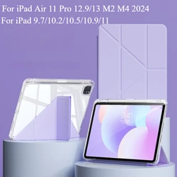 Y Flip Case For iPad Air 11 2025 A16 11th iPad Pro 11 12.9 13 10.5 Pencil Holder Cover iPad 10.2 10.9 9th 5th 9.7 Mini 6 7 funda