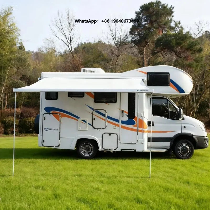 Service Luxury Aluminum Alloy Frame Side Mounted RV Motorhome Power Awning Caravan Camper Van Awning Side Awning