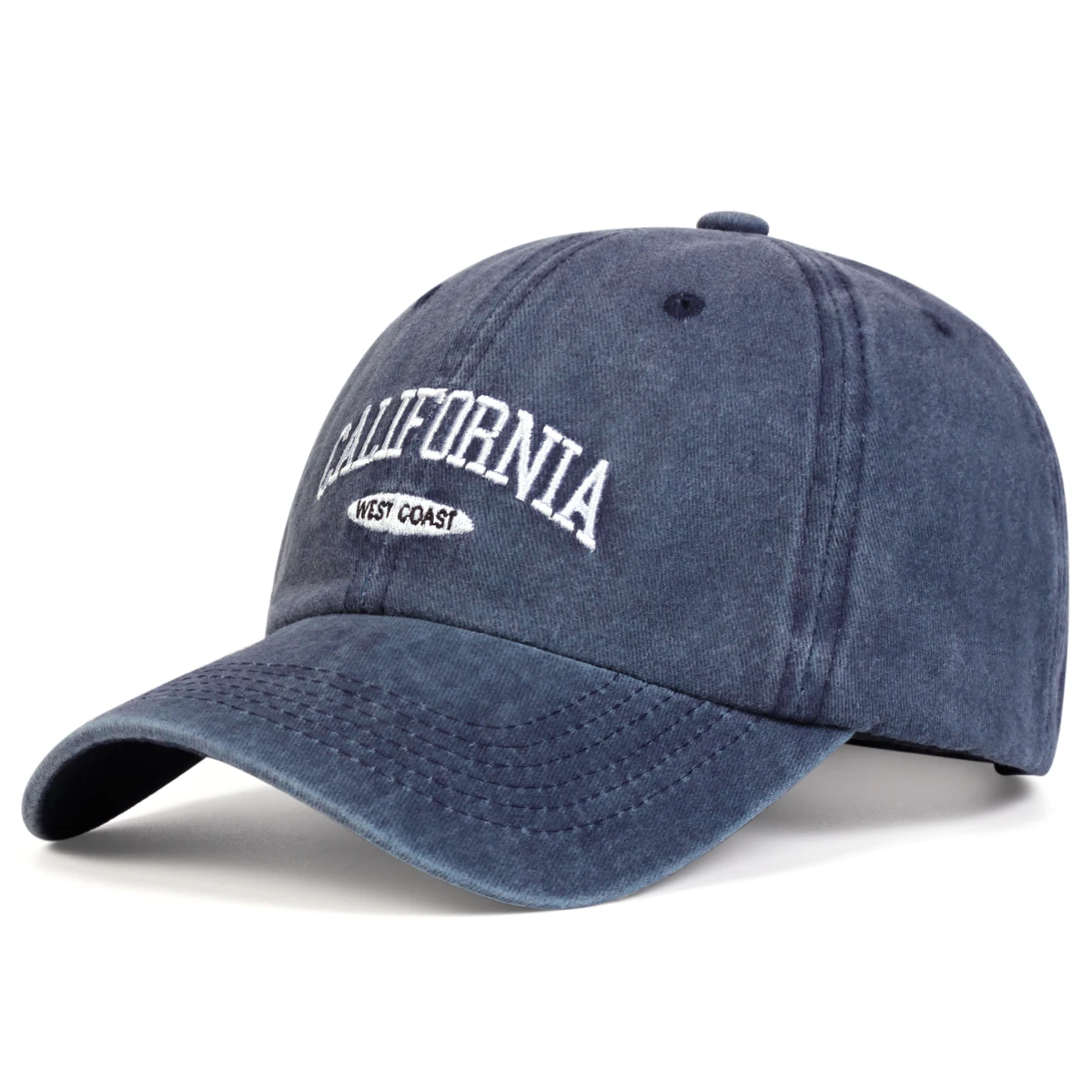 Unisex CALIFORNIA Baseballkappen mit Buchstabenstickerei, verstellbare Freizeitmützen für Frühling und Herbst, Outdoor-Sonnenschutzhüte – Detail 6