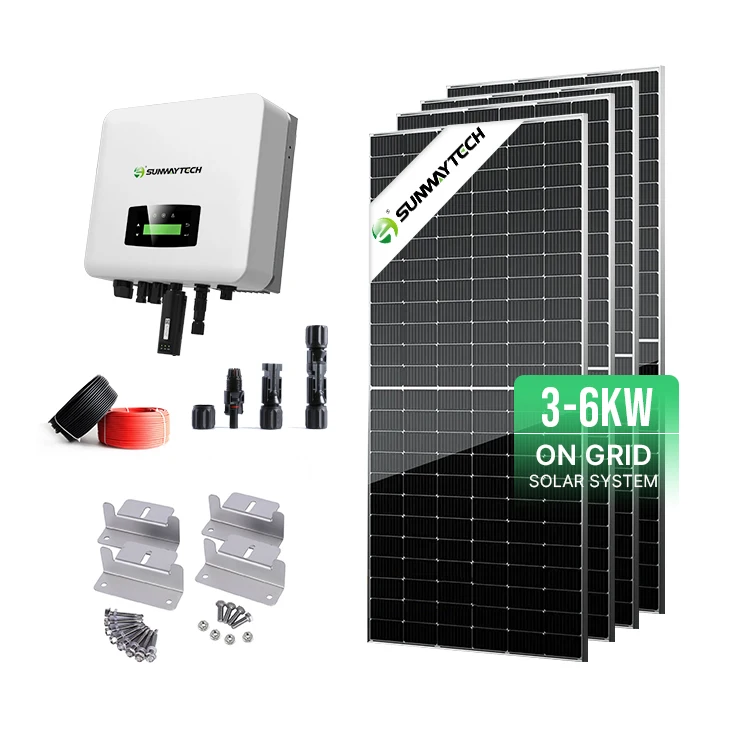 6 8 10 On Grid Solar Energy Systems Kit Panouri Fotovoltaice 5 Grid Tie Solar Panel System