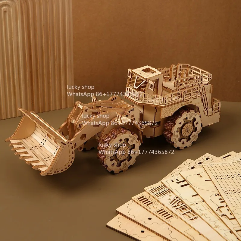 

Small Forklift Creative Puzzle Parent-child Interaction Gift