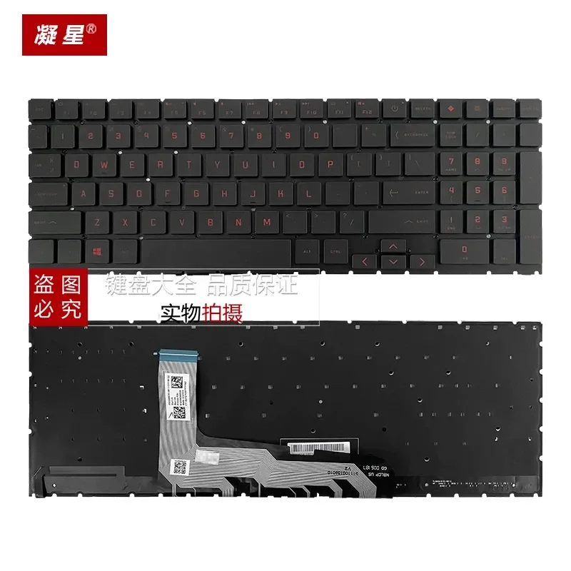 Keyboard for HP Shadow Wizard 9 10 16-WF 16-XF 16-WD 16-U TPN-C167 C168 Replacement Laptop Keyboard