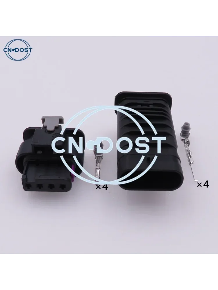 Connecteur de capteur de prise de voiture étanche, 1 jeu de 4 broches 1-1718656-1 1718657-1 1718657-1, assemblage AC 4f0973704 pour Benz 4f0973704