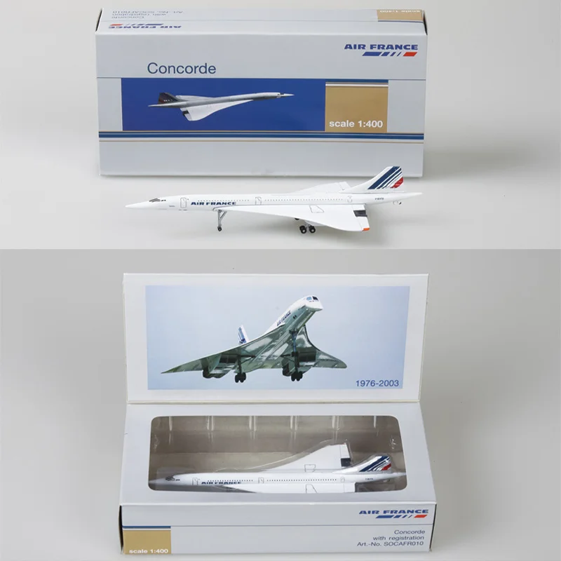 Air France British Airways Concorde Samolot 1:400 Symulacja Model samolotu Stop Lotnictwo cywilne Prezent Pamiątka