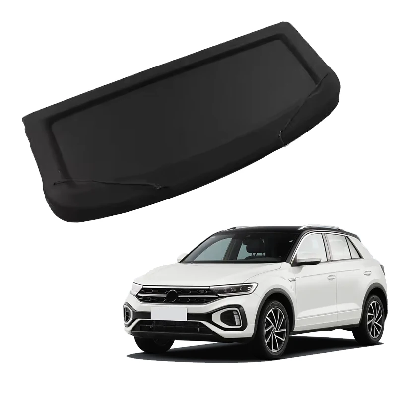 For Volkswagen T-ROC Not-retractable Trunk Cargo Cover Parcel Rack Shield Auto Decoration Interior Accessories