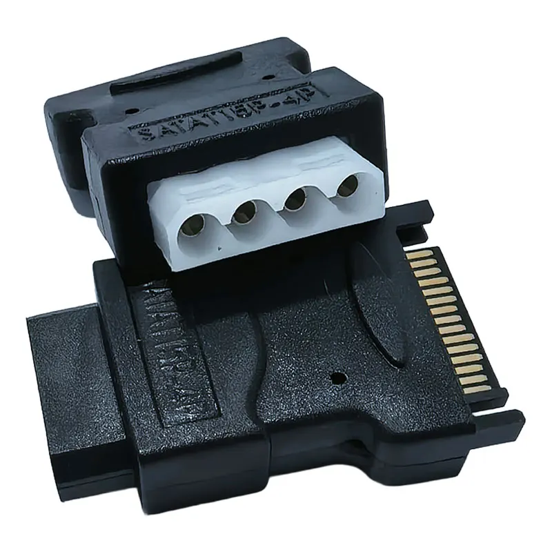 15 pin SATA Male to 4 Pin Molex PC IDE Female Power Adapter Power Hard Drive Adapter
