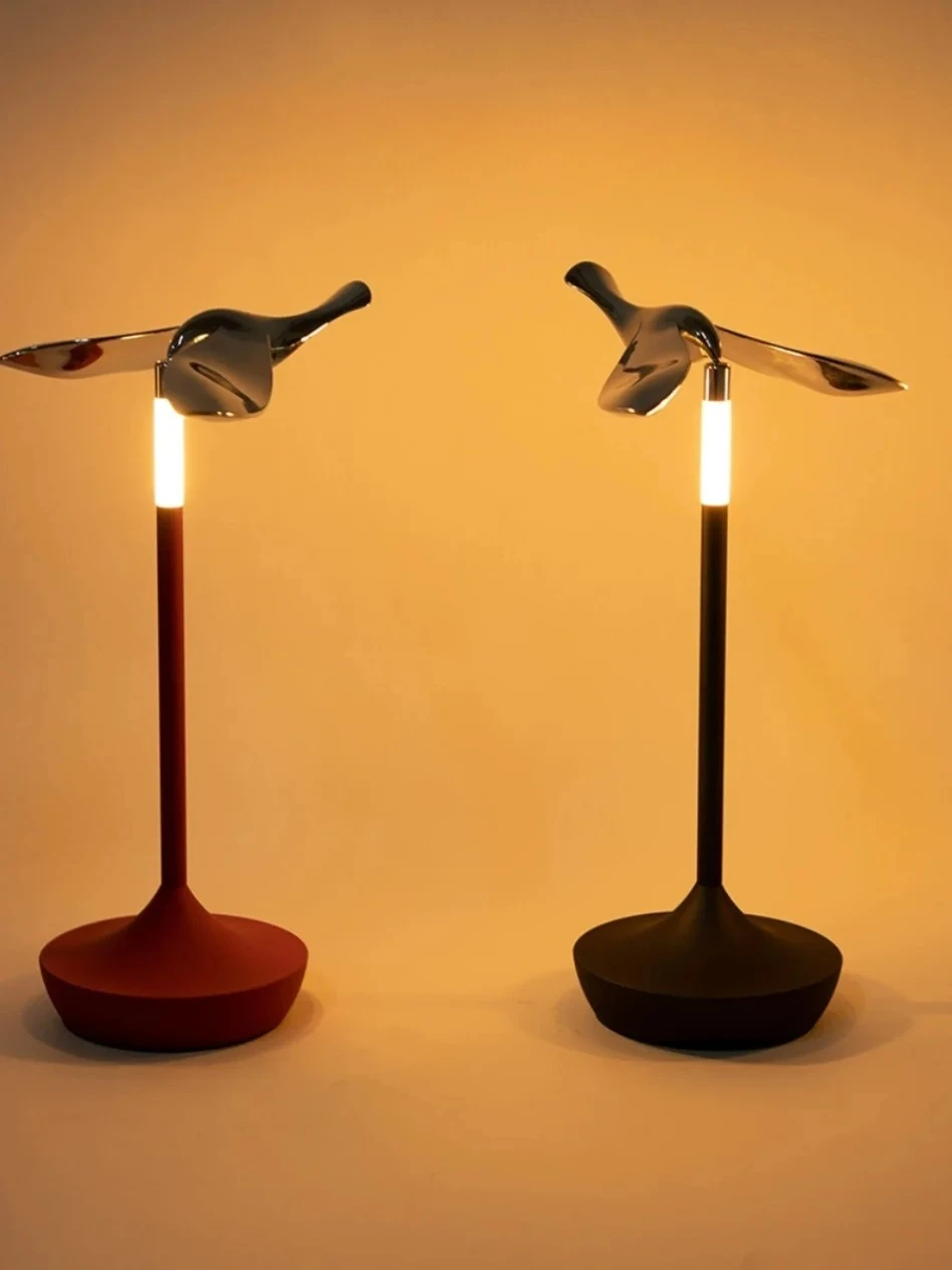 

Danish designer charging convenient desk lamp, bird bottle opener, bedside study, USB desk, reading decorative table lamp