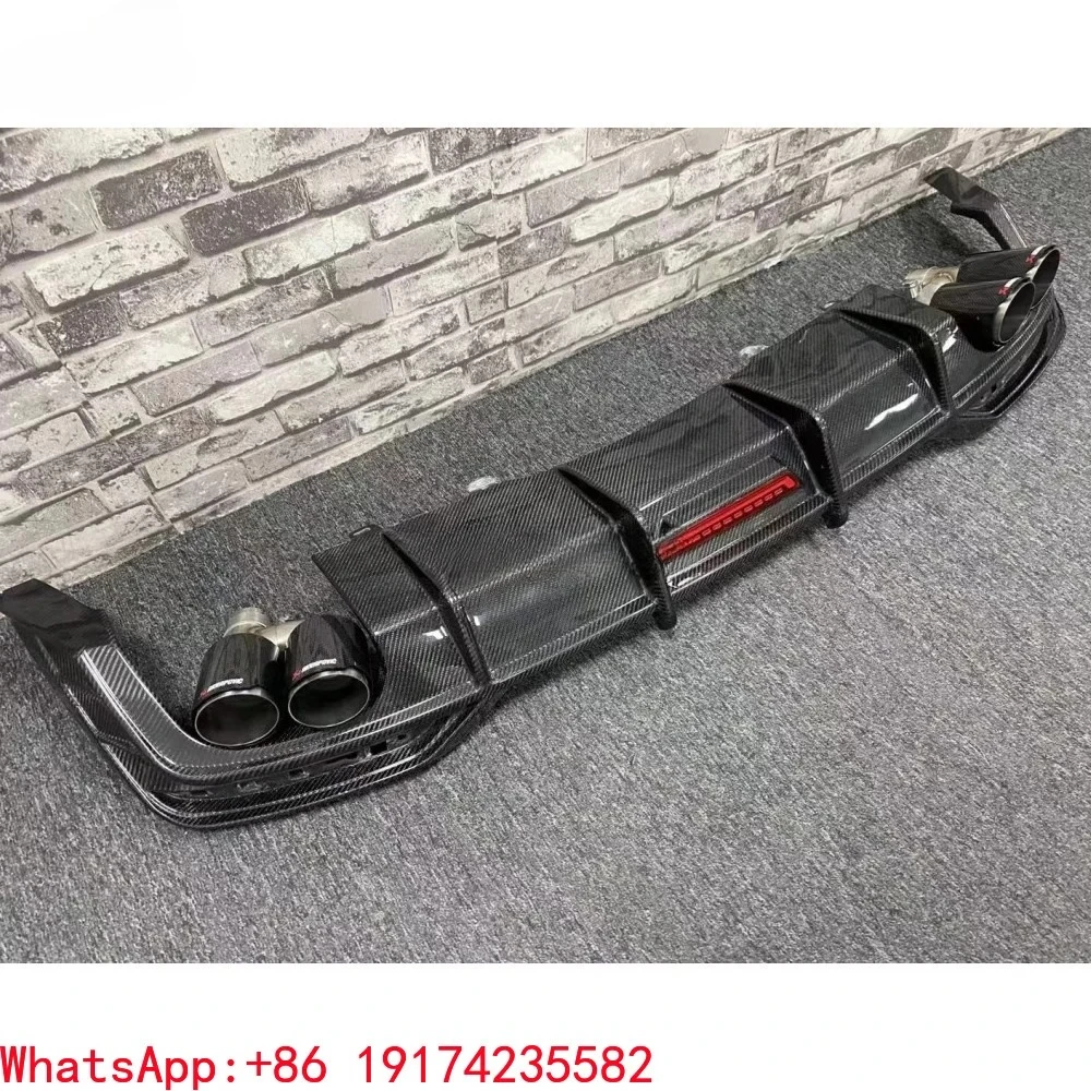

Black Car Rear Bumper Carbon Fiber Diffuser for A-u-d-i B9 A5 S5 Rear Diffuser