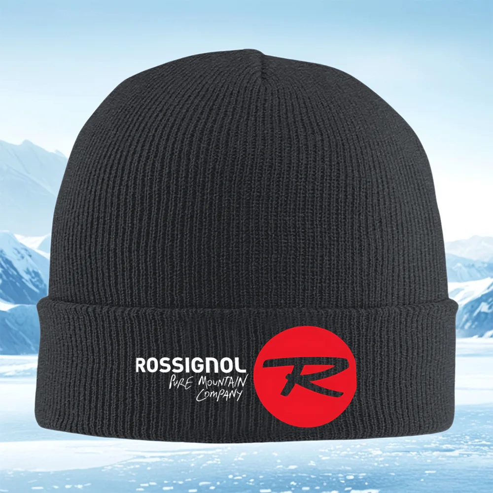 Rossignol marca logo círculo símbolo hombres mujeres Unisex sombrero de punto gorro Jersey gorra invierno térmico cálido Navidad al aire libre Cyclin