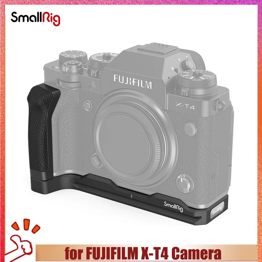 

SmallRig XT4 L-Shape Grip for FUJIFILM X-T4 Camera Feature Arca-Swiss Plate for Quick Release 2813