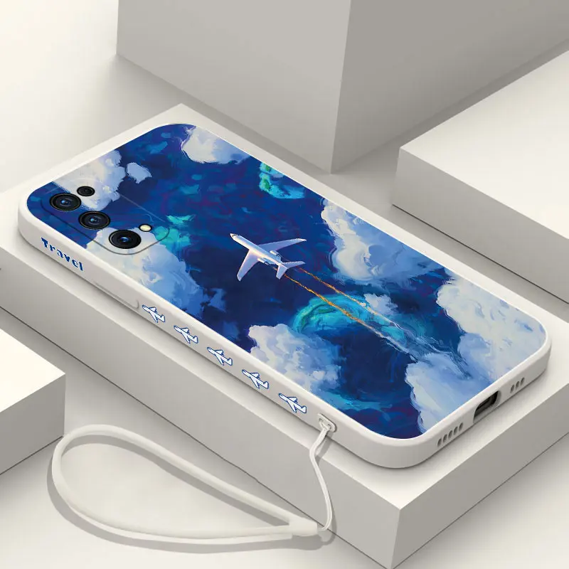 Airplane On A Journey Case For OPPO Realme 11 10 9 9i 8 8i 7 7i 6 Pro Plus C31 C35 C1 C11 C12 C15 C20 C21Y C25 C25S Cover