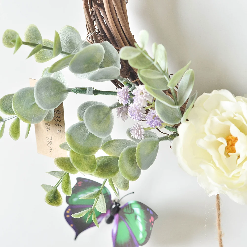 

Peony Garland Fake Flower Colorful Hanging Rattan Cloth Decoration for Wedding Festival Party Home Garland