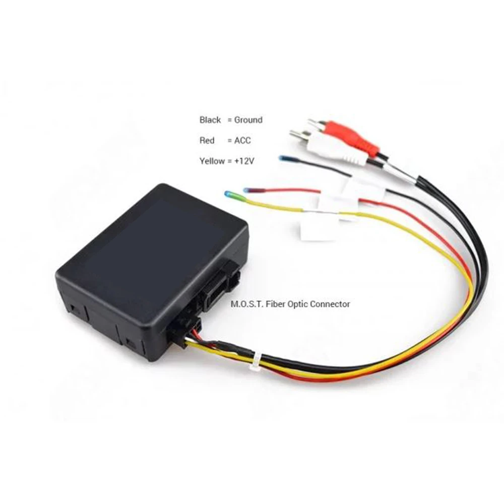 Auto Rca Audio Aux-Ingang Naar De Meeste Optische Vezel Versterker Decoder Converter Voor-Bmw X1 1/3/5 Serie E90 E91 E87