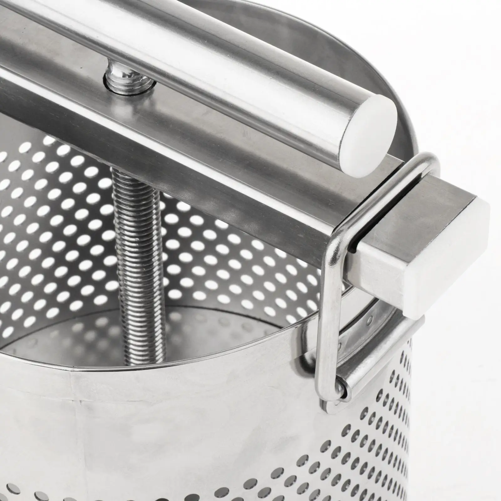 Espremedor Manual de Vegetais Multifuncional em Aço Inoxidável para Cozinha Doméstica, para Espinafre e Frutas