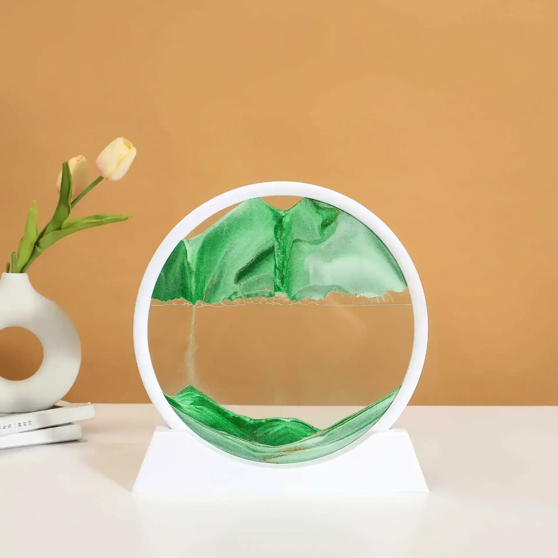 White Base-Green
