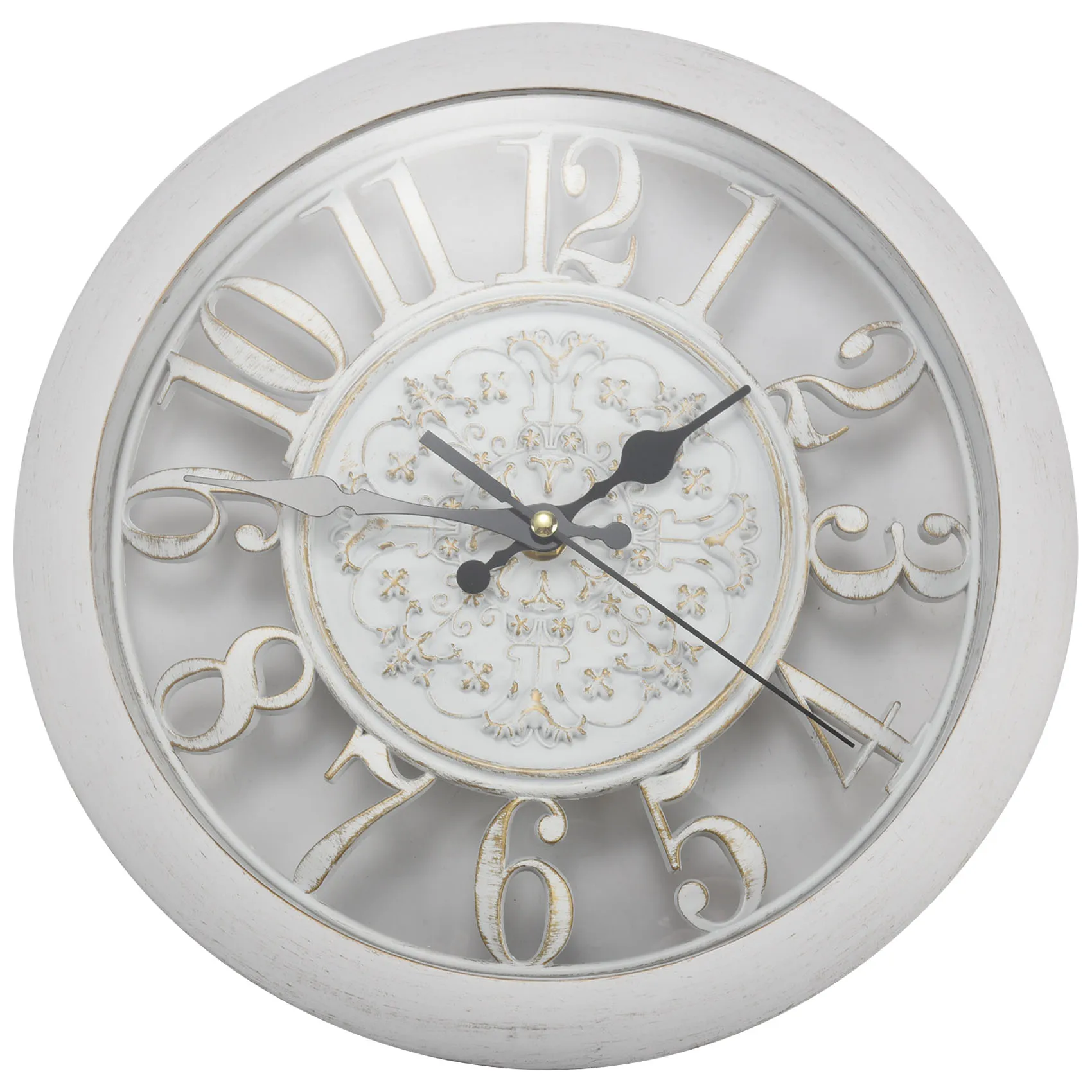 Orologio da parete Saat Clock de Pared Wall Saati orologi da parete digitali Vintage orologio da parete orologio da parete Horloge Wall Quartz (bianco)