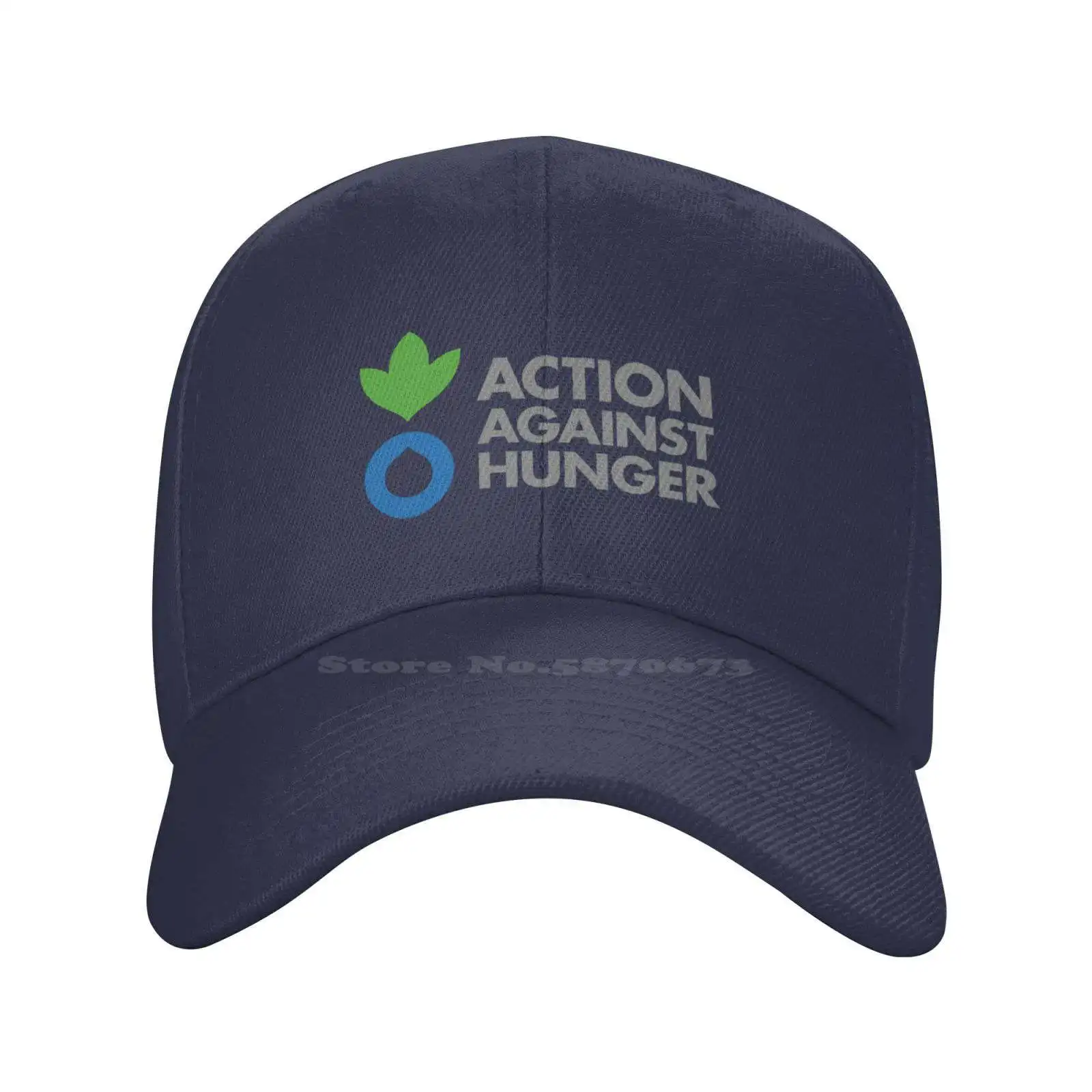 Action Against Hunger Logo Quality Denim cap Knitted hat Baseball cap