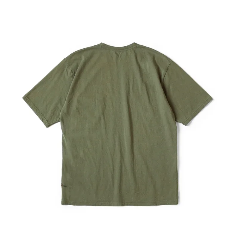 HKSH Spring Summer New Men's Tide Chic Ins Japanese Casual Cotton Embroidered Short-Sleeve T-shirt Vintage Vibe Y2K Tees HK27216