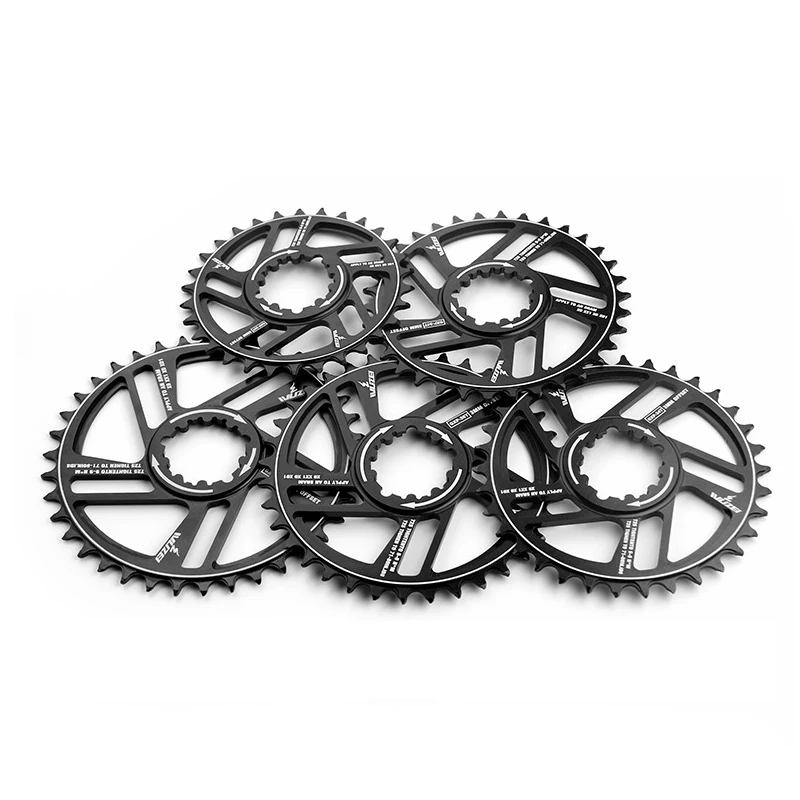 

WUZEI Mountain Bike Sprocket 32T34T36T38T Offset 3mm 3 Spike Direct Mount One Piece Disc Plate Aluminum Bicycle Accessories