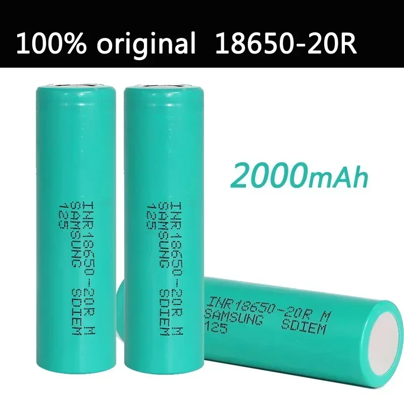 ใหม่ 100% Original 18650 3.7V 2000mAh 18650 แบตเตอรี่ลิเธียมแบบชาร์จไฟได้เหมาะสําหรับ GTL Evrefire ไฟฉายแบตเตอรี่