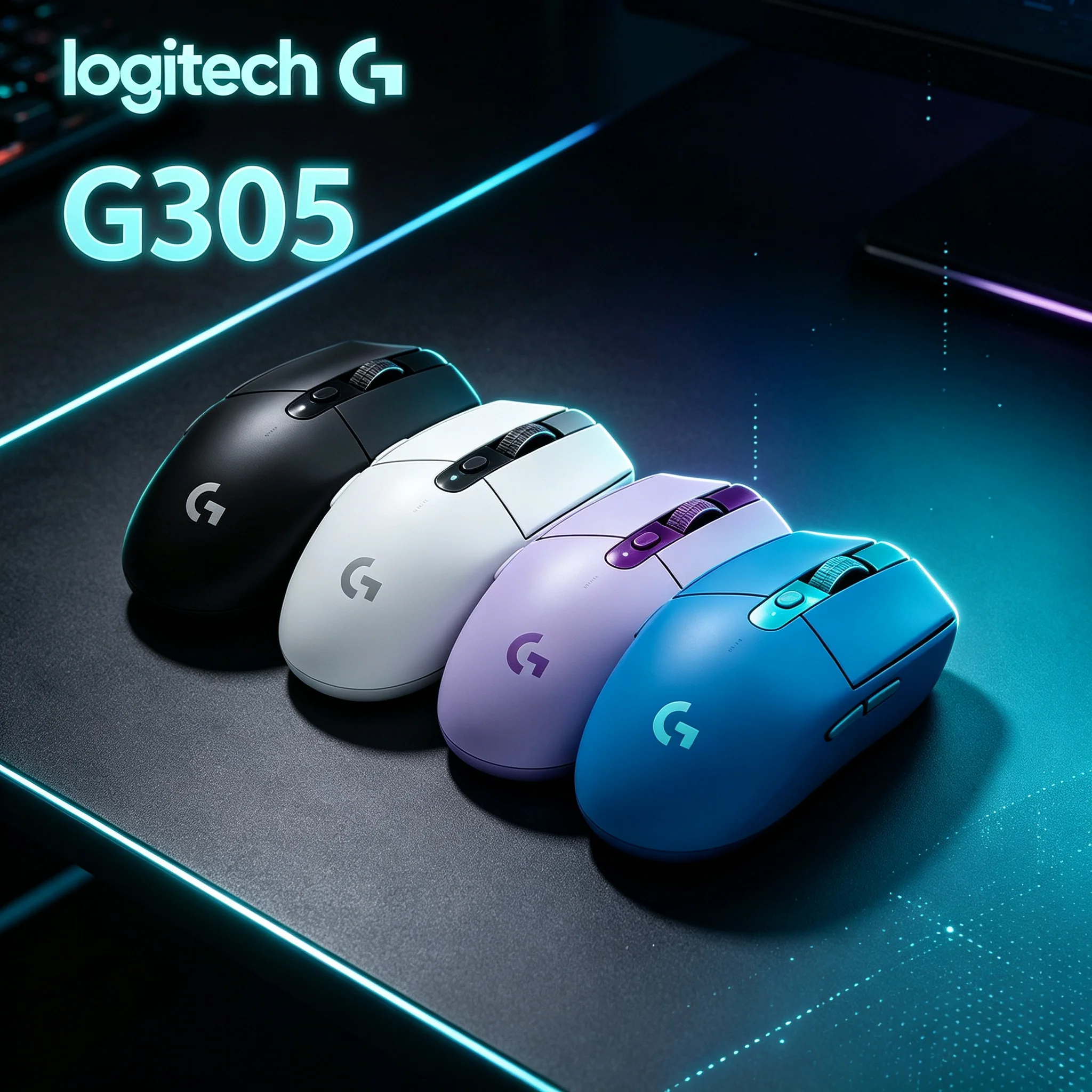 Logitech G305 Multi‑Purpose Wireless Mouse For Gaming Esports Office Daily Life 12000DPI High Accuracy PC Laptop Mice