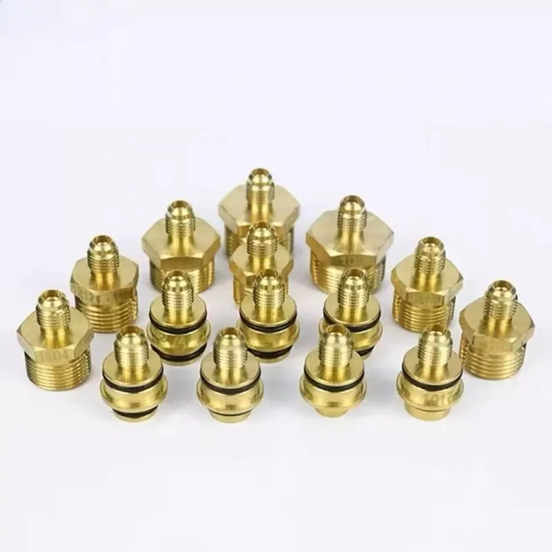 123Pcs Car Air Conditioning Leak Detection Tool Kit, Segmented Pressure Test & Leak Stopping AC Fitting Adapters