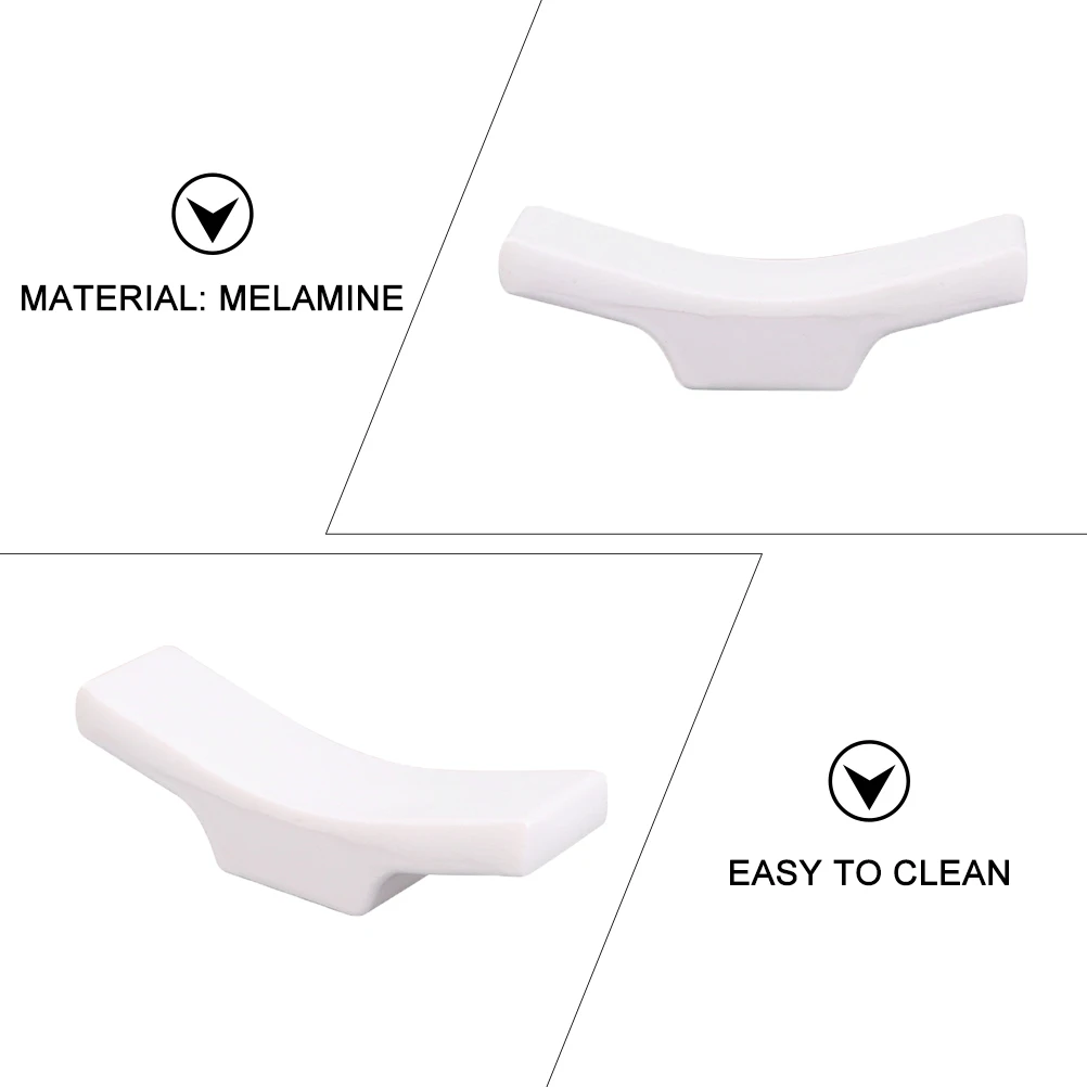 

6pcs Premium Melamine Chopsticks Racks Decorative Practical Stands Rests For Forks Cutlery Holders Elegant Tableware Storage