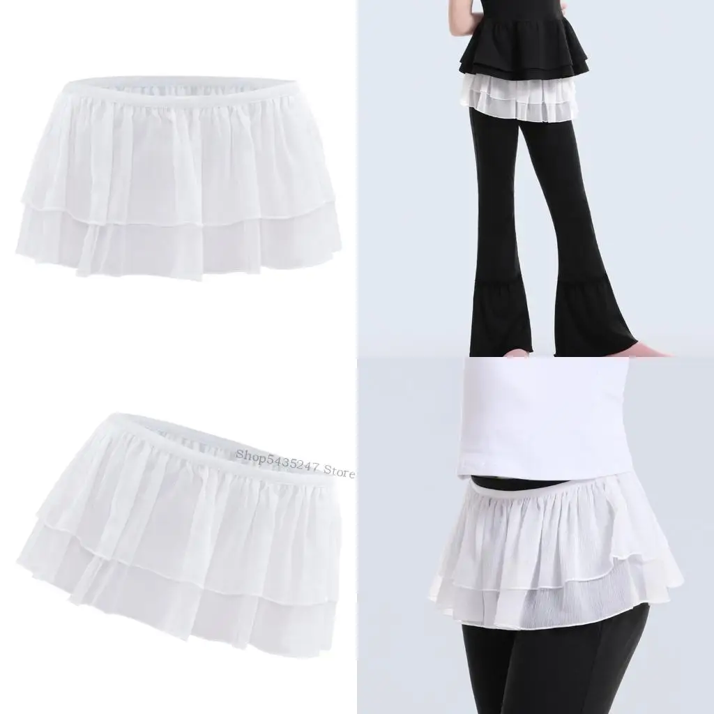 Elegant Ballet Tutu Skirt For Girls With Soft Mesh Layers And Comfortable Elastic Waist Perfect For Dance Practice And Performan