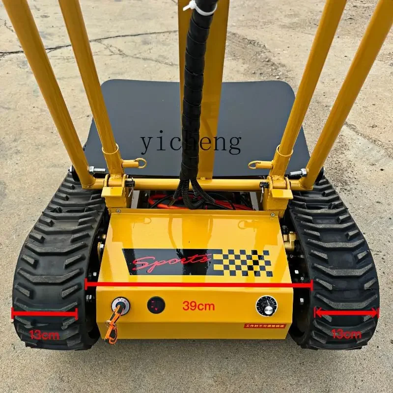TQH electric crawler climbing machine crawler up and down stairs foldable cargo silent trolley