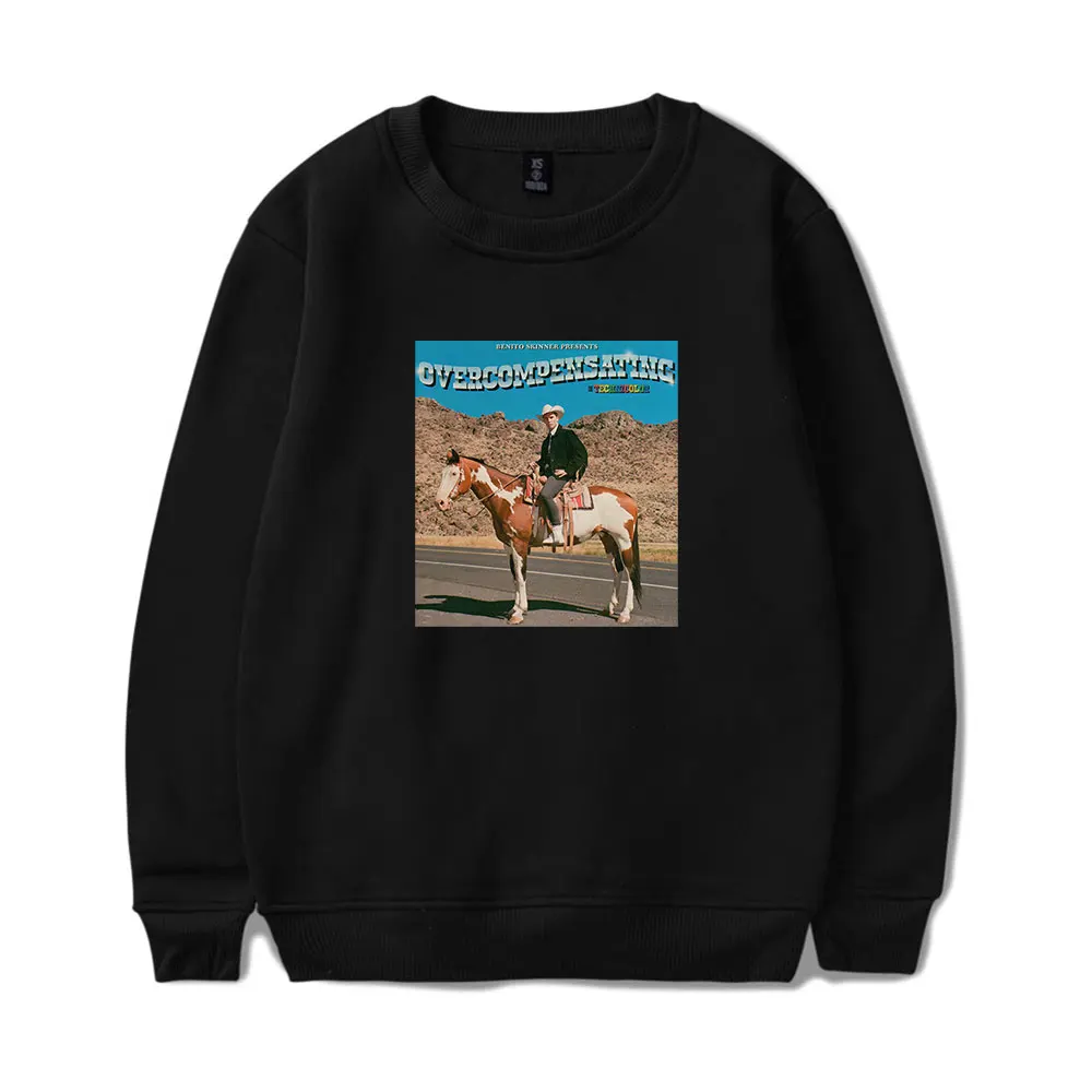 

Overcompensating Sweatshirts Long Sleeve Women Men New 2025 Fashion Streetwear