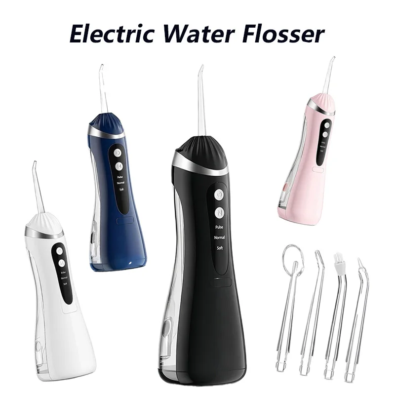 VVDental Portable Water Flosser 220ML 3 Modes USB Rechargeable IPX7 Waterproof Oral Irrigator for Travel Home