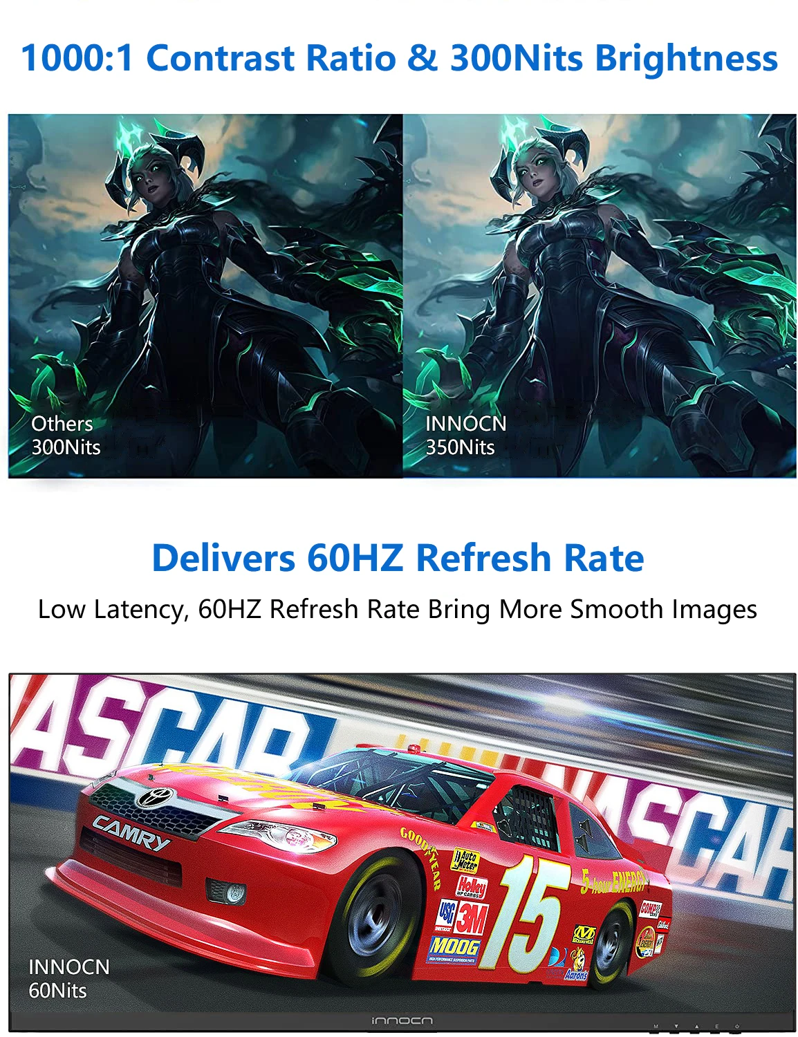 INNOCN شاشة عرض واسعة للغاية مقاس 26 بوصة 21:9 كمبيوتر 2560 × 1080 بكسل 60 هرتز Type-C DisplayPort HDMI 2.0 شاشة كمبيوتر - 26C1F-D #4