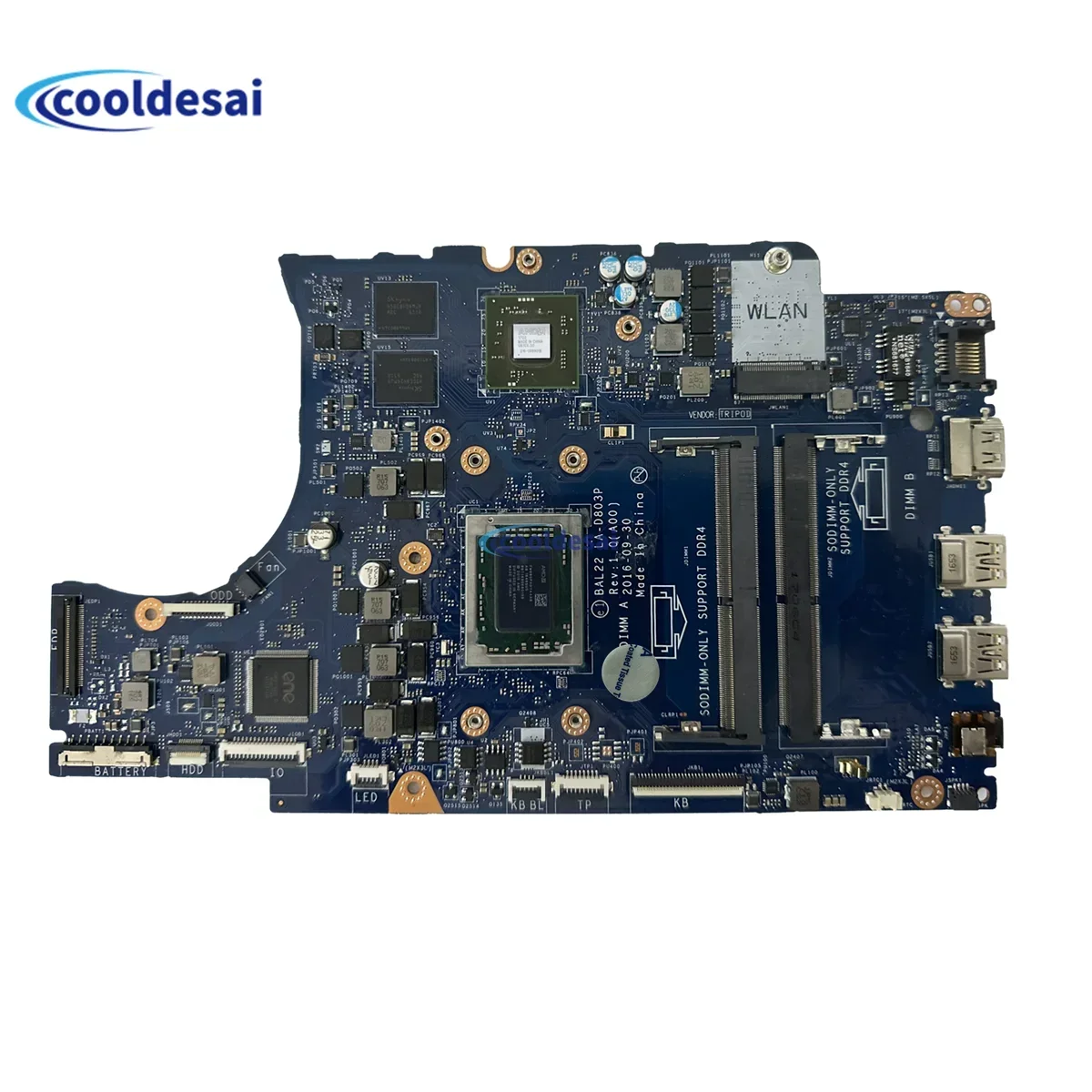 

LA-D803P для ноутбуков Dell Inspiron 5565 5765, материнская плата с процессором AMD A10 A12 FX-9800P, UMA или DIS, CN-0N7GMF 0R1WJH