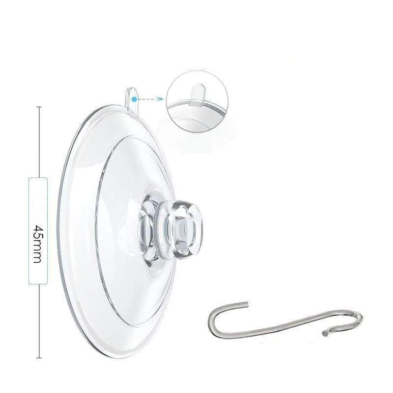 10/5Pcs Suction Cup Hooks Glass Window Wall Hook Hanger Towel Hanger Utility Hook Home Kitchen Bathroom Supplies