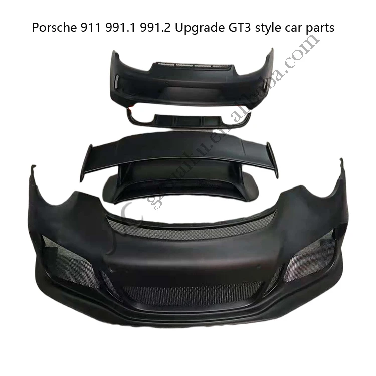 911 991.1 991.2 Upgrade GT3 style car parts  991 Body kit Accessories Bumper tail front rear bumper for Porsche 