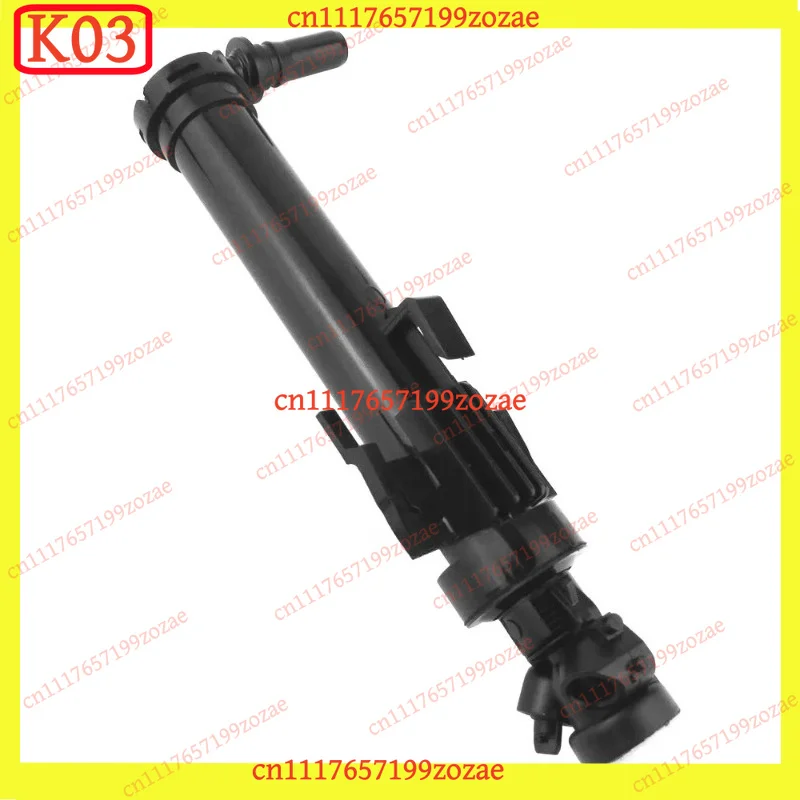 k3 61677275657 Headlight Washer Nozzle LH Driver Side for F20/F30/F32/F36 2011-2019 Retractable Spray Jet Black Plastic